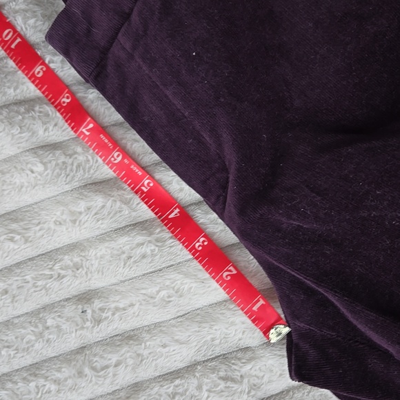 Banana Republic Ryan Fit Aubergine Slim Straight Fine Wale Corduroy Trouser US 4 - Picture 7 of 7